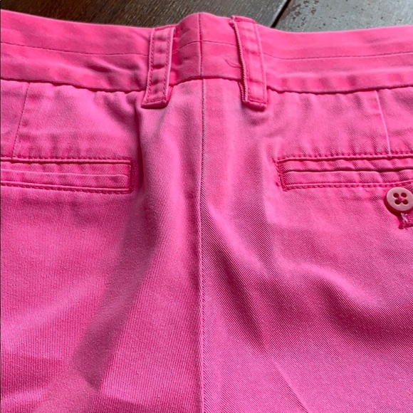 J. Crew shorts neon pink Chino cotton size 4 - Picture 5 of 8